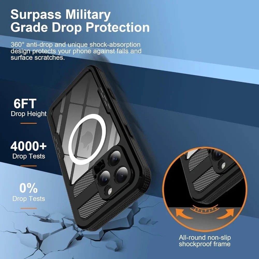 iPhone 16 Pro Max Waterproof Case